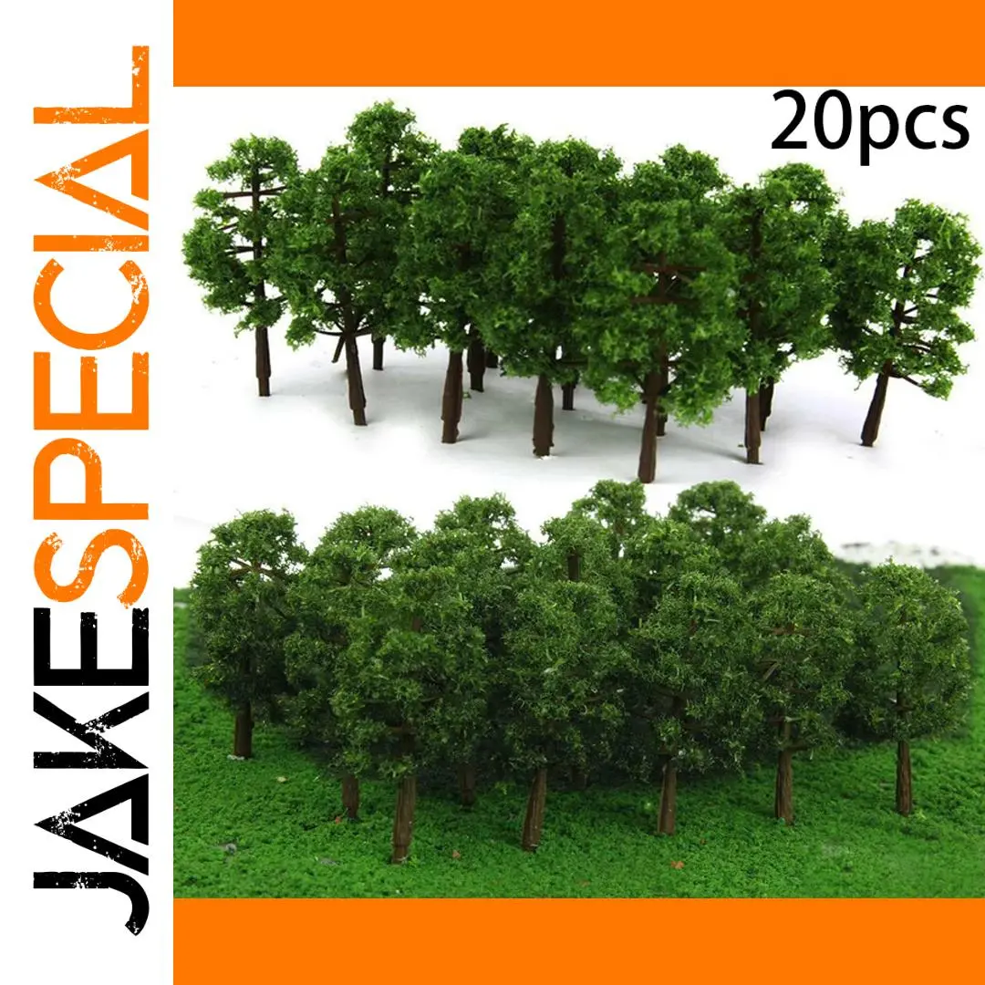 Model Scene Tree Set of 20, 8cm Tall 1 Model Scene Tree Set of 20, 8cm Tall