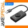 USB External Sound Card with Volume Control