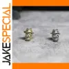 Smoking Duck Detective Brass Beads Charm