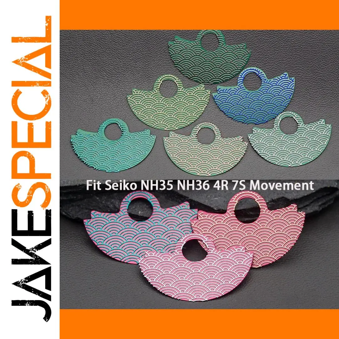 Vibrant Japanese Wave Watch Rotor for SKX007 1 Vibrant Japanese Wave Watch Rotor for SKX007