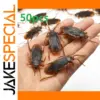 Realistic Plastic Cockroaches for Pranks (Set of 5-50)