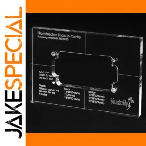 Humbucker Routing Template Acrylic 147.5x97.5mm