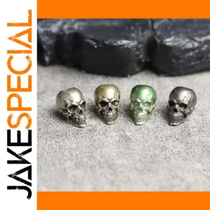 Skull Head Brass Bead for Outdoor Gear