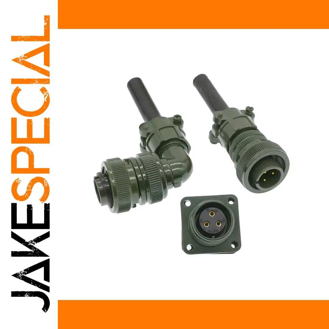 Mil-Circular Connector Set with Gold Contacts 1 Mil-Circular Connector Set with Gold Contacts