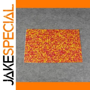 Red Orange Agate Guitar Pickguard Sheet