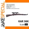 1:6 Scale WWII KAR 98K Mauser Rifle Replica