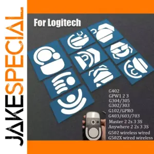 Logitech G502 White Mouse Feet Sticker Set