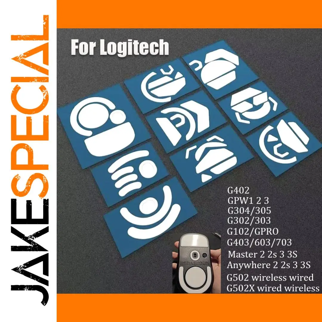 Logitech G502 White Mouse Feet Sticker Set 1 Logitech G502 White Mouse Feet Sticker Set