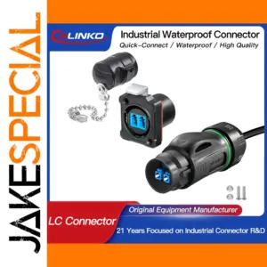 Waterproof LC-LC Single Mode Fiber Connector