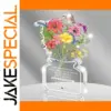 Motivational Acrylic Desk Decor with Floral Design