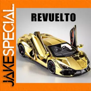 Gold 1:24 Lamborghini Revuelto Car Model