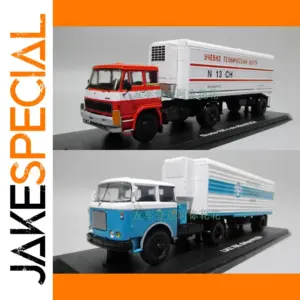 1:43 SKODA-100 KAMAZ LIZA 706 Container Model