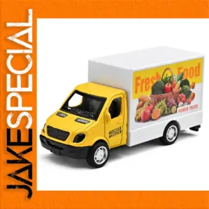 Bright Yellow Light Truck Model for Collectors