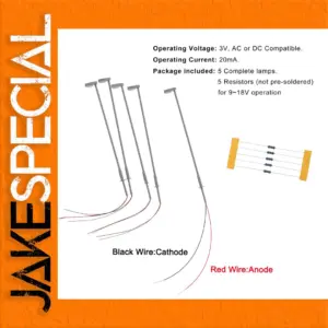 N Scale Metal Street Lamps Set of 5