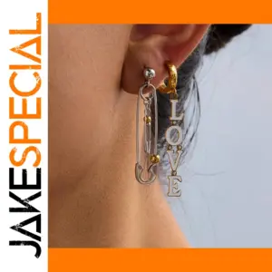 Stainless Steel Drop Earrings Model JDE0304011