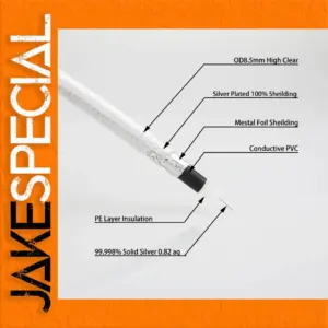 Premium Silver Coaxial Cable for Audio-Visual Systems