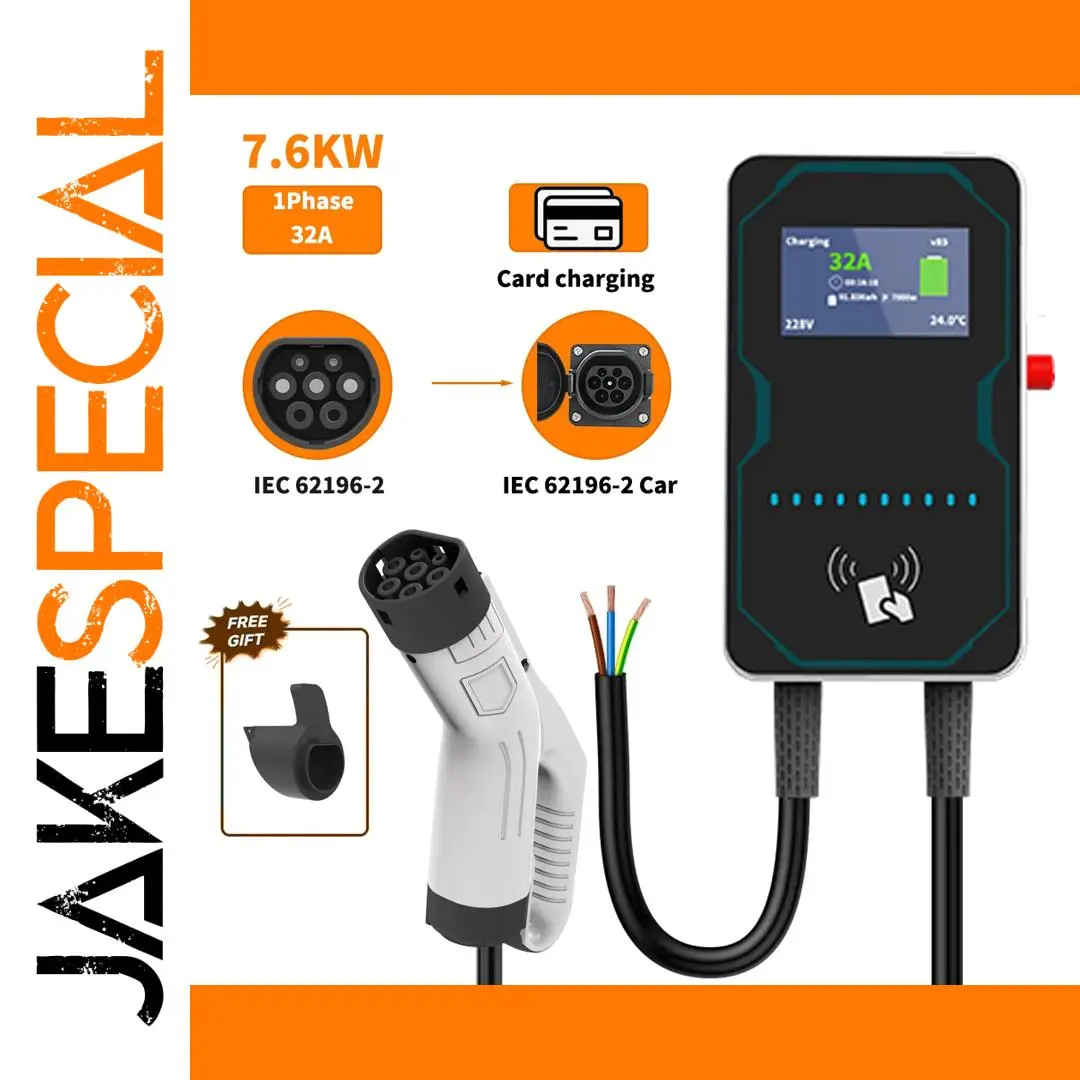 WUFEN 7KW EV Wall Charger for Home 1 WUFEN 7KW EV Wall Charger for Home