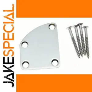 Chrome Guitar Neck Plate for Strat/Delexe/T L