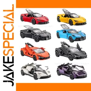 Vibrant Diecast Sports Car Collection