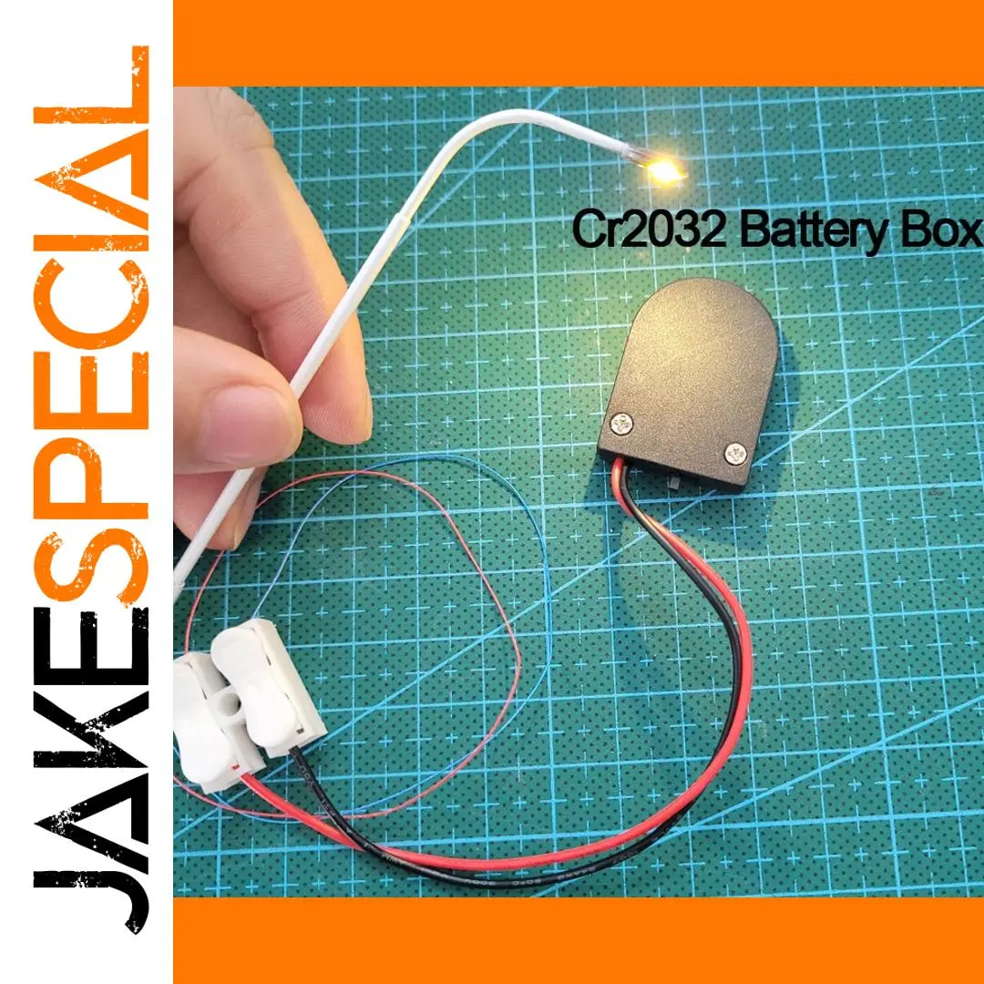 CR2032 Battery Holder with Switch—3V/6V Compatible 1 CR2032 Battery Holder with Switch—3V/6V Compatible