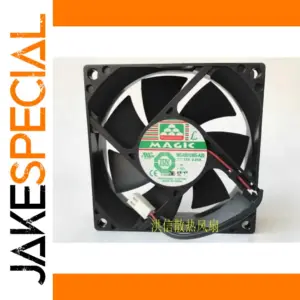 80x80x20mm Black Chassis Cooling Fan for PCs