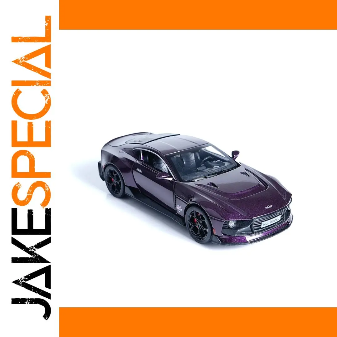 1:22 Purple Alloy Supercar Model 1 1:22 Purple Alloy Supercar Model