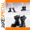 Black Combat Boots for 1/12 Scale Dolls