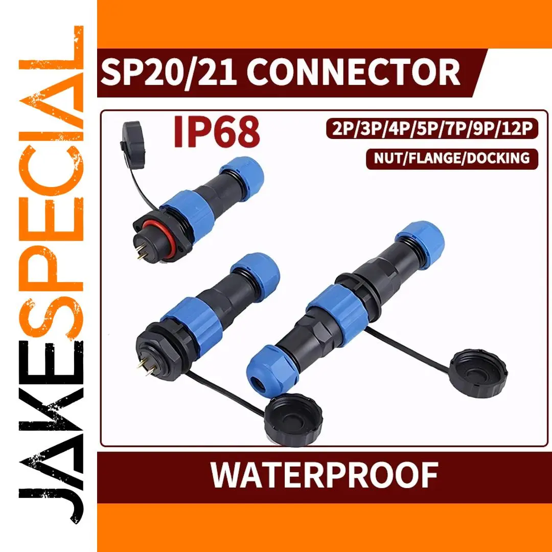 Waterproof Connector IP68 for Industrial Use 1 Waterproof Connector IP68 for Industrial Use