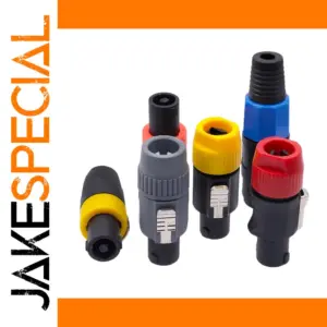 Color-Coded 4-Pin Powercon NAC3FCA Male Plug