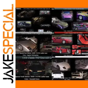 Ferrari F40 Resin Model 1:64 Scale Collection