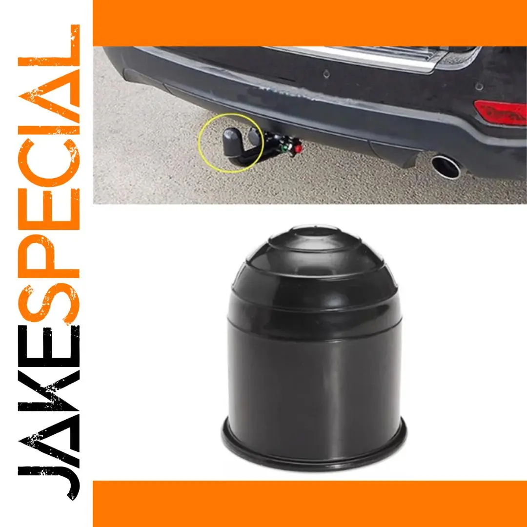 50mm Trailer Ball Cover Set in Black and Silver 1 50mm Trailer Ball Cover Set in Black and Silver