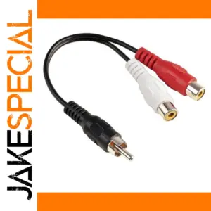 RCA Stereo Splitter Cable 20cm