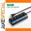 High-Speed USB 2.0 Hub with 4 Ports