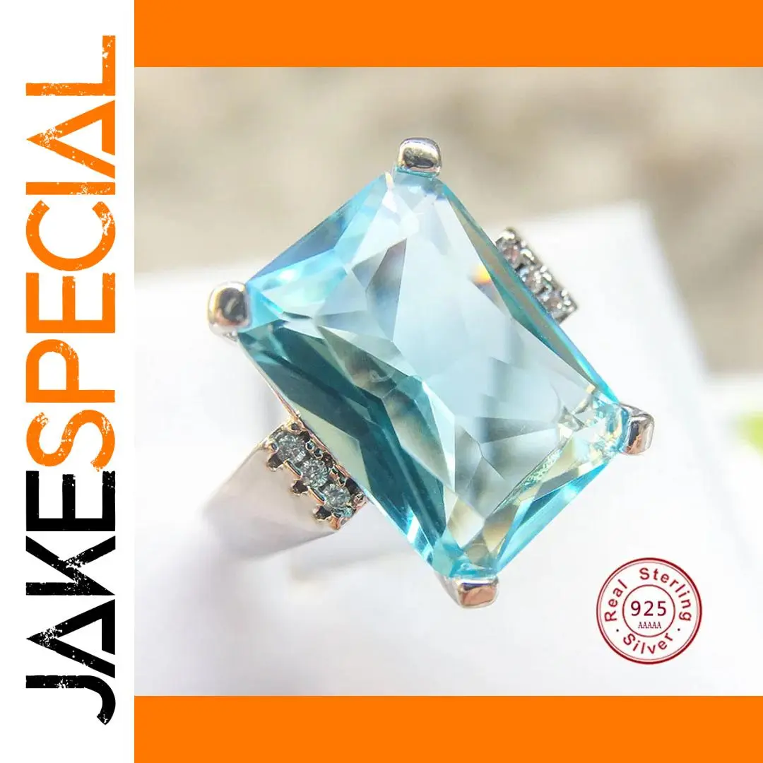 Multicolor Zircon Women's Silver Ring 1 Multicolor Zircon Women's Silver Ring