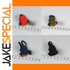 Miniature Action Figure Backpack Set - 6-Inch Scale