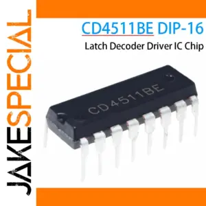 Set of 10 CD4511BE DIP-16 Logic ICs
