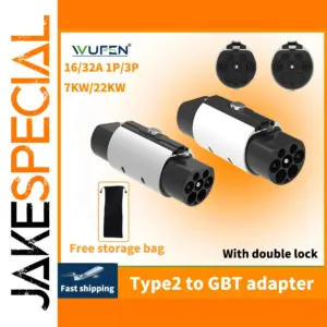 WUFEN Type2 to GBT EV Charging Adapter 32A