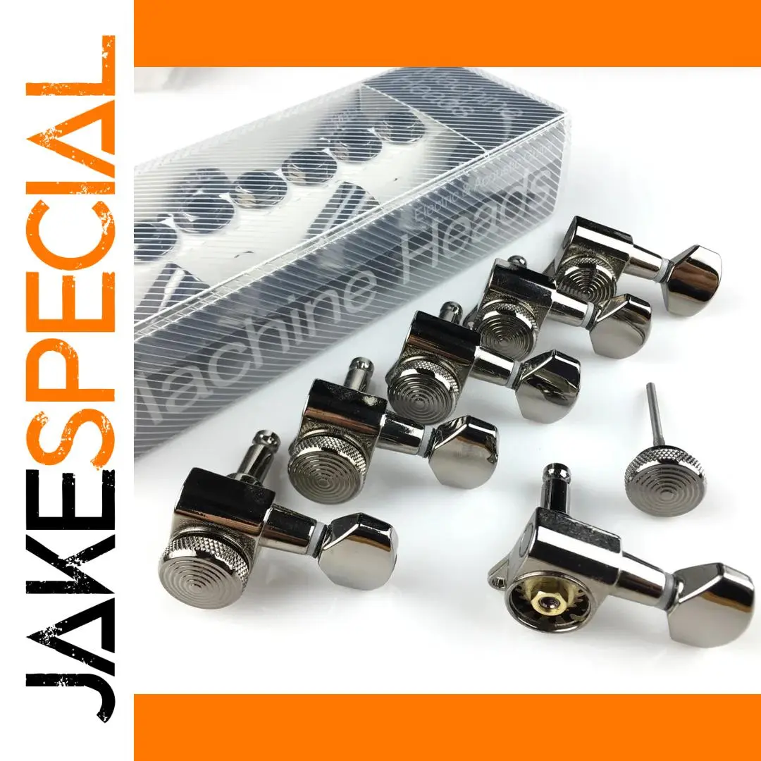 Locking Tuner Set for Electric Guitars Model JN07SPBN 1 Locking Tuner Set for Electric Guitars Model JN07SPBN