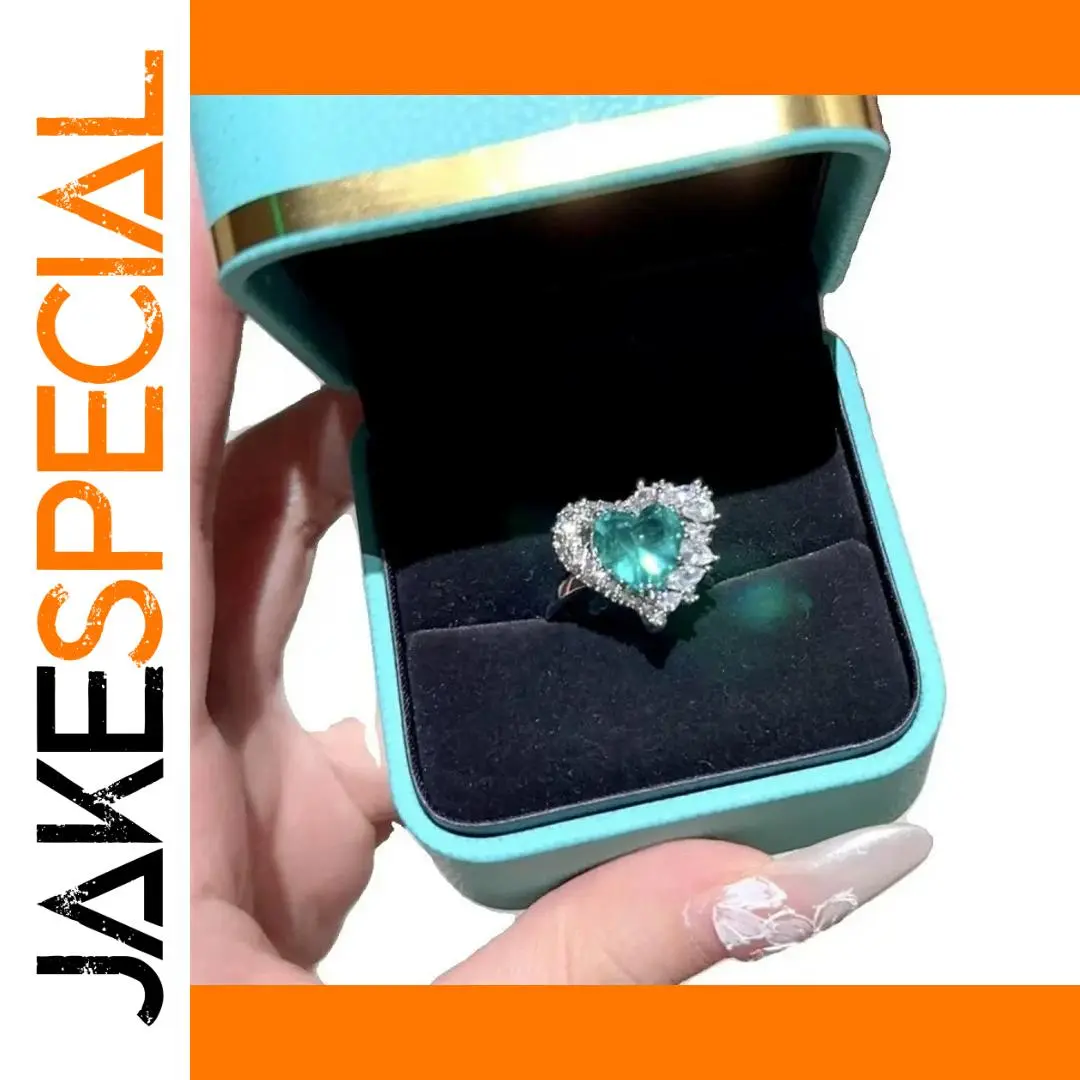 Women's Emerald-Shaped Zirconia Ring 1 Women's Emerald-Shaped Zirconia Ring