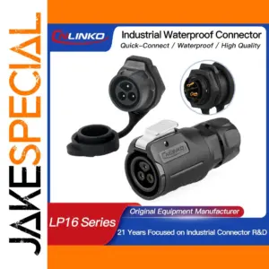 LP16 Waterproof Circular Connector for Outdoor Use