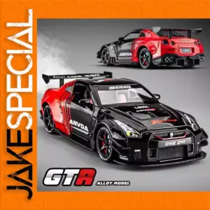 1:24 Diecast GTR Alloy Racing Car Model