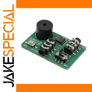 CW Hand Key Oscillator Trainer with Green PCB