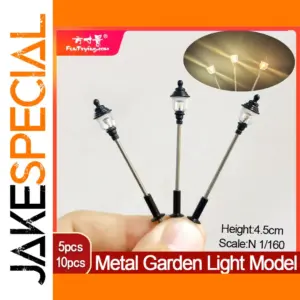 Vintage N Scale Railway Lamps Set (2, 5, or 10)