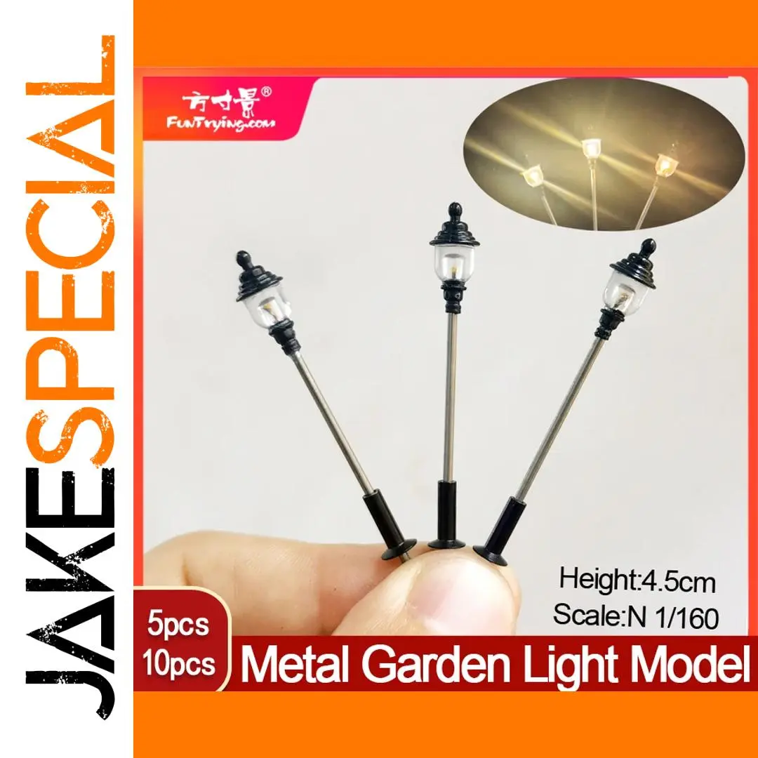 Vintage N Scale Railway Lamps Set (2, 5, or 10) 1 Vintage N Scale Railway Lamps Set (2, 5, or 10)