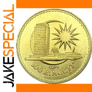 Malaysia 1971 Tunku Gold Replica Coin