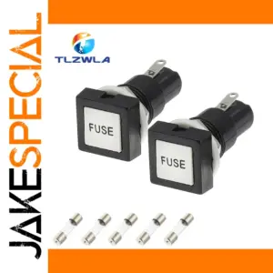 Set of 5 Copper Fuse Holders for 5x20mm Fuses