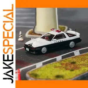1:64 Toyota Supra A70 Police Car Model