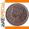 1840 US Large Cent Copper Coin