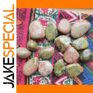 Unakite Crystal Quartz Energy Stones 100g
