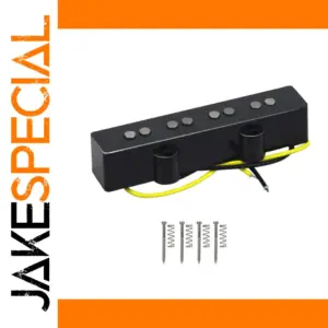 Vintage Black Bass Pickup for 4-String Guitars